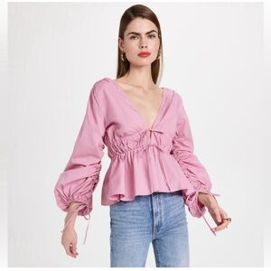 NEW STAUD Women’s shelby Top size medium pink